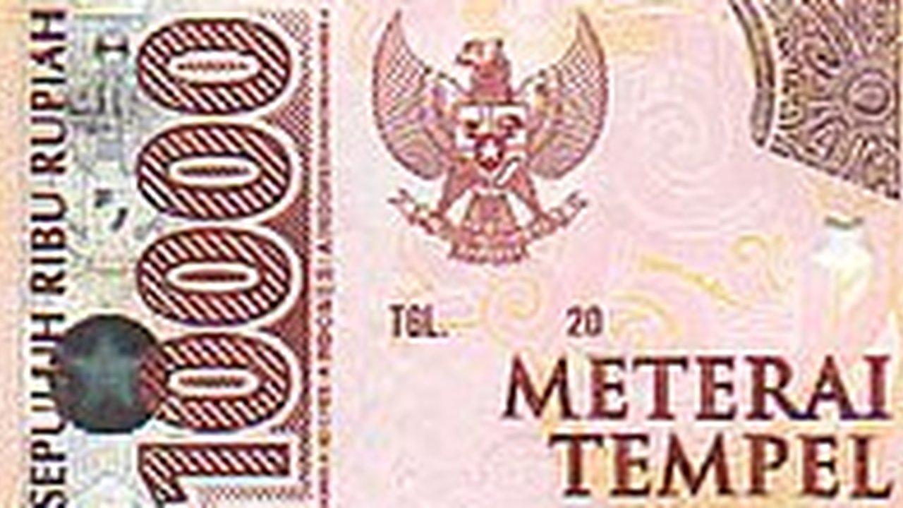 Proses pembelian e-materai 10000. (Liputan6.com/Web/IndonesiaBaik)