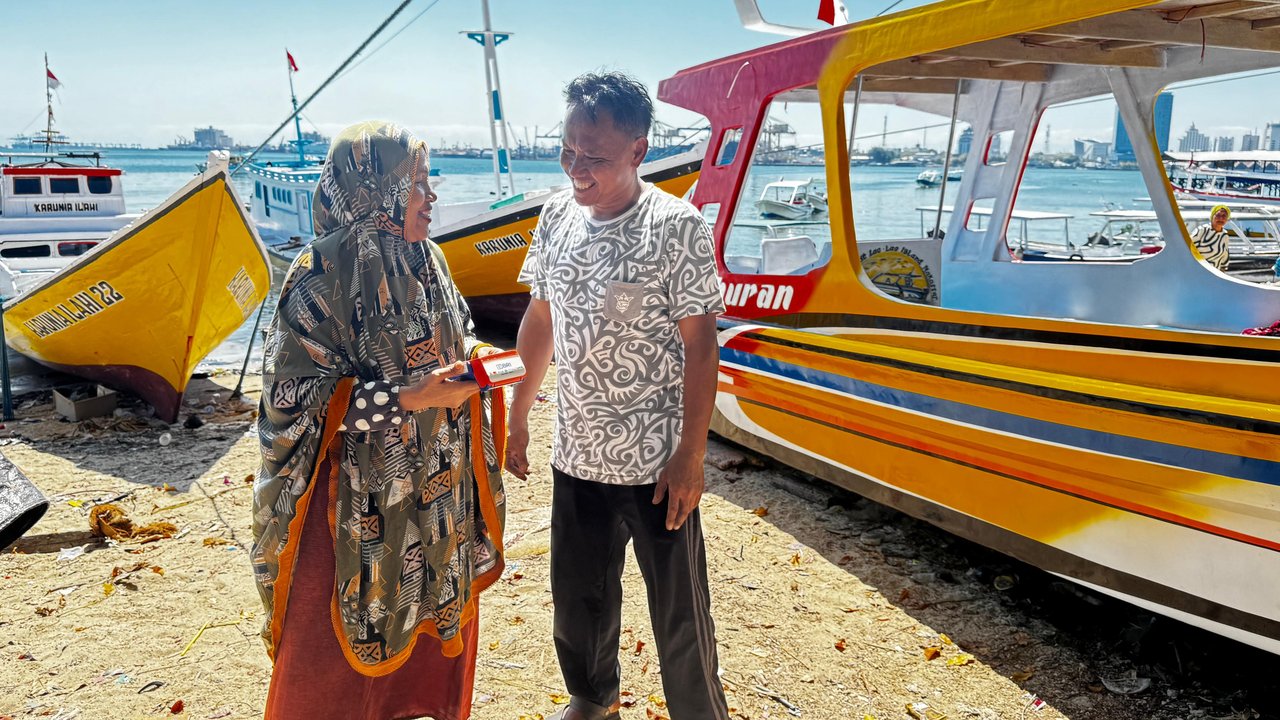 Agen BRILink Pulau Lae-lae Makassar, Mariyati Daeng Ngintang.
