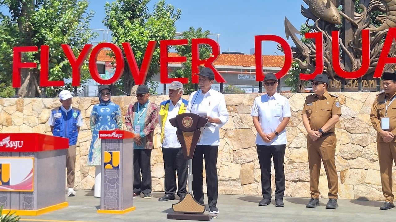 Jokowi Resmikan Flyover Djuanda