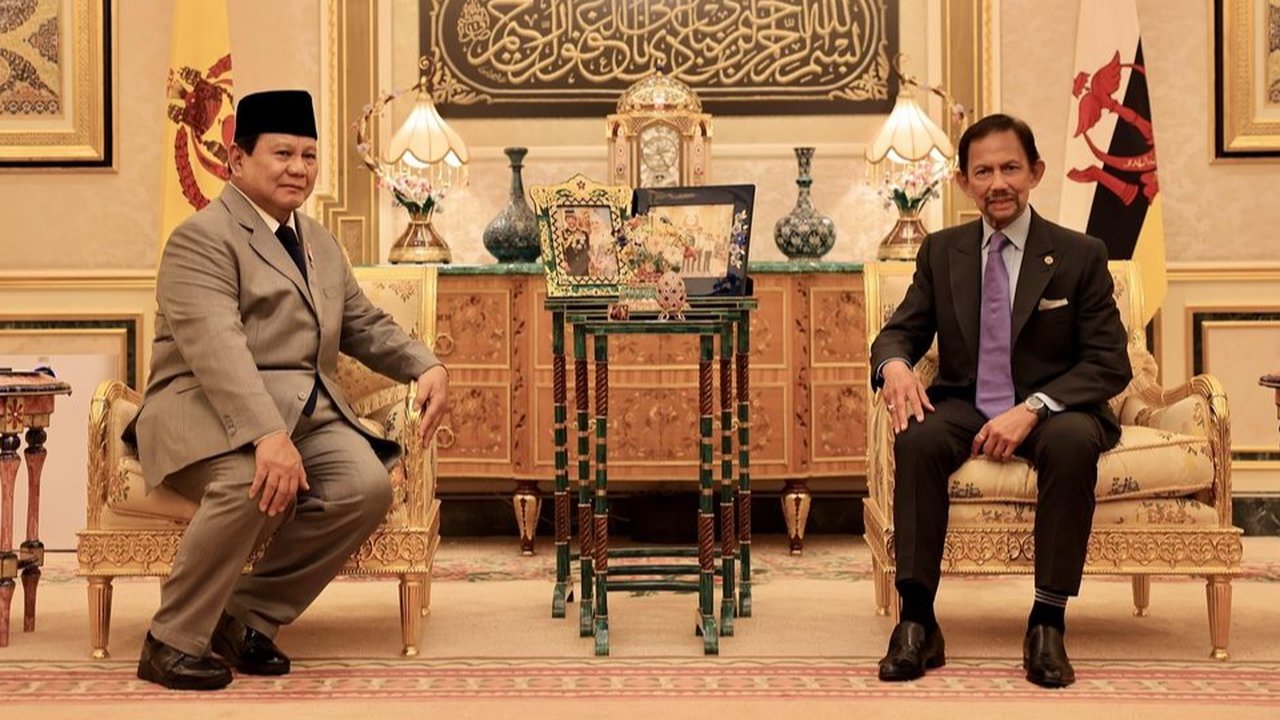 Prabowo bertemu Sultan Brunei Darussalam