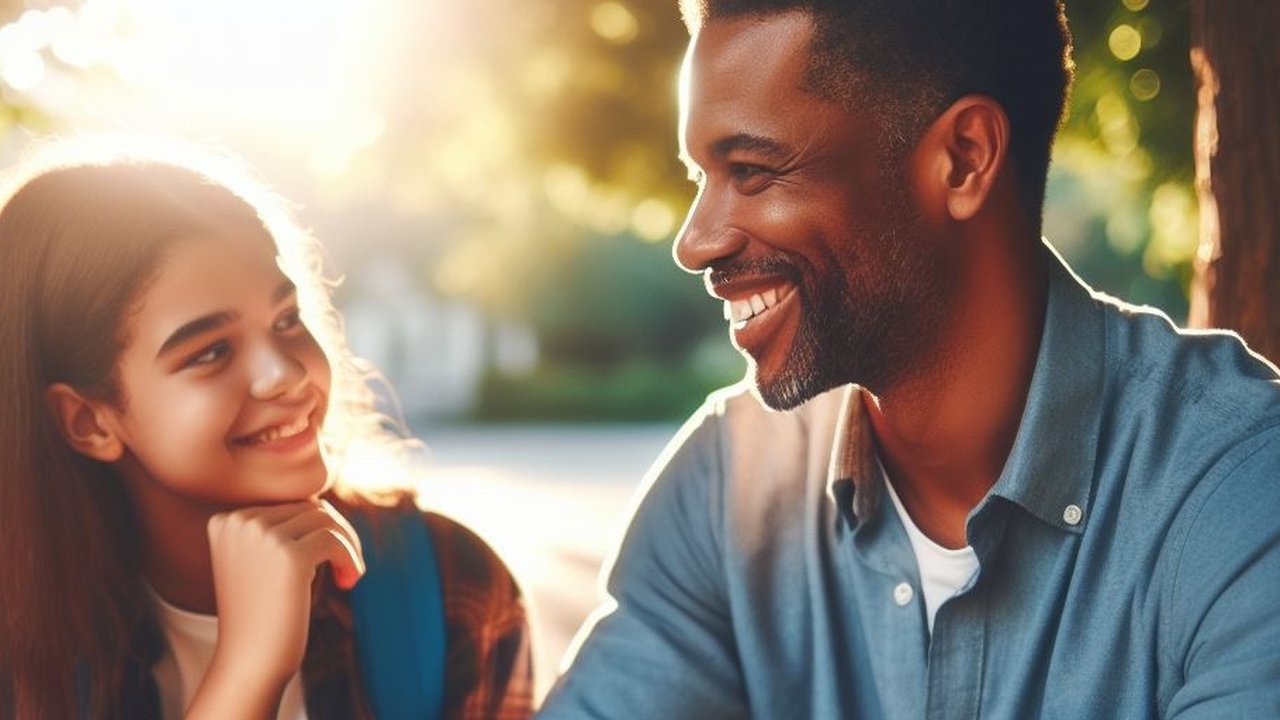 Ilustrasi Orangtua dan Anak Remaja