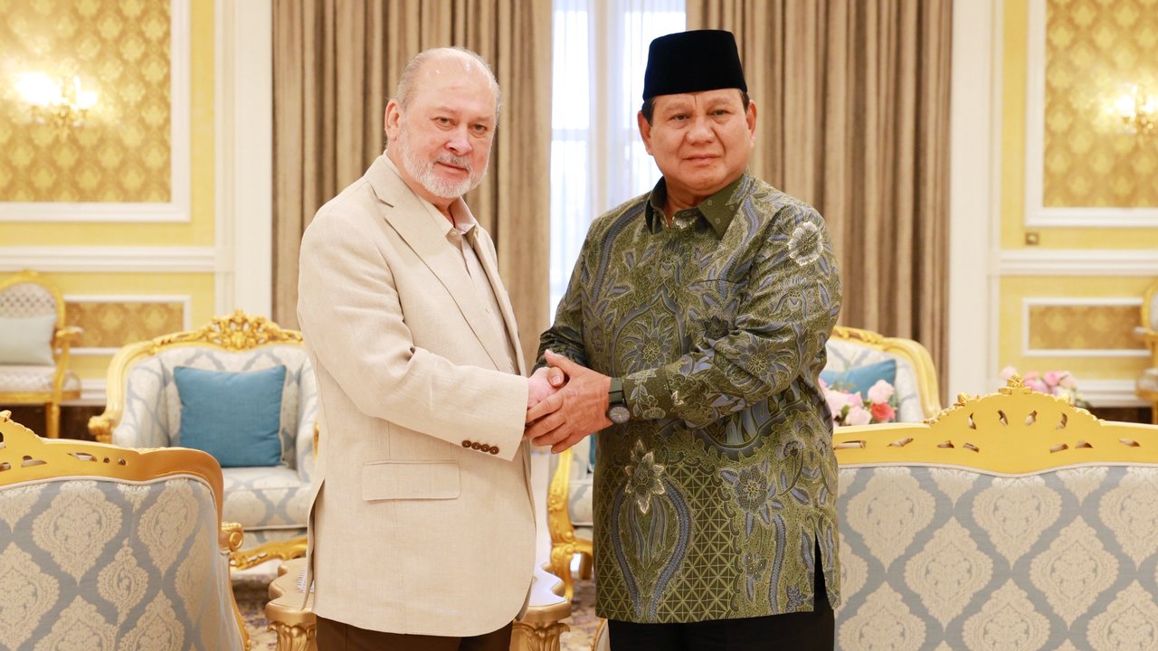 Prabowo Temui Sahabat Lama Raja Malaysia Sultan Ibrahim