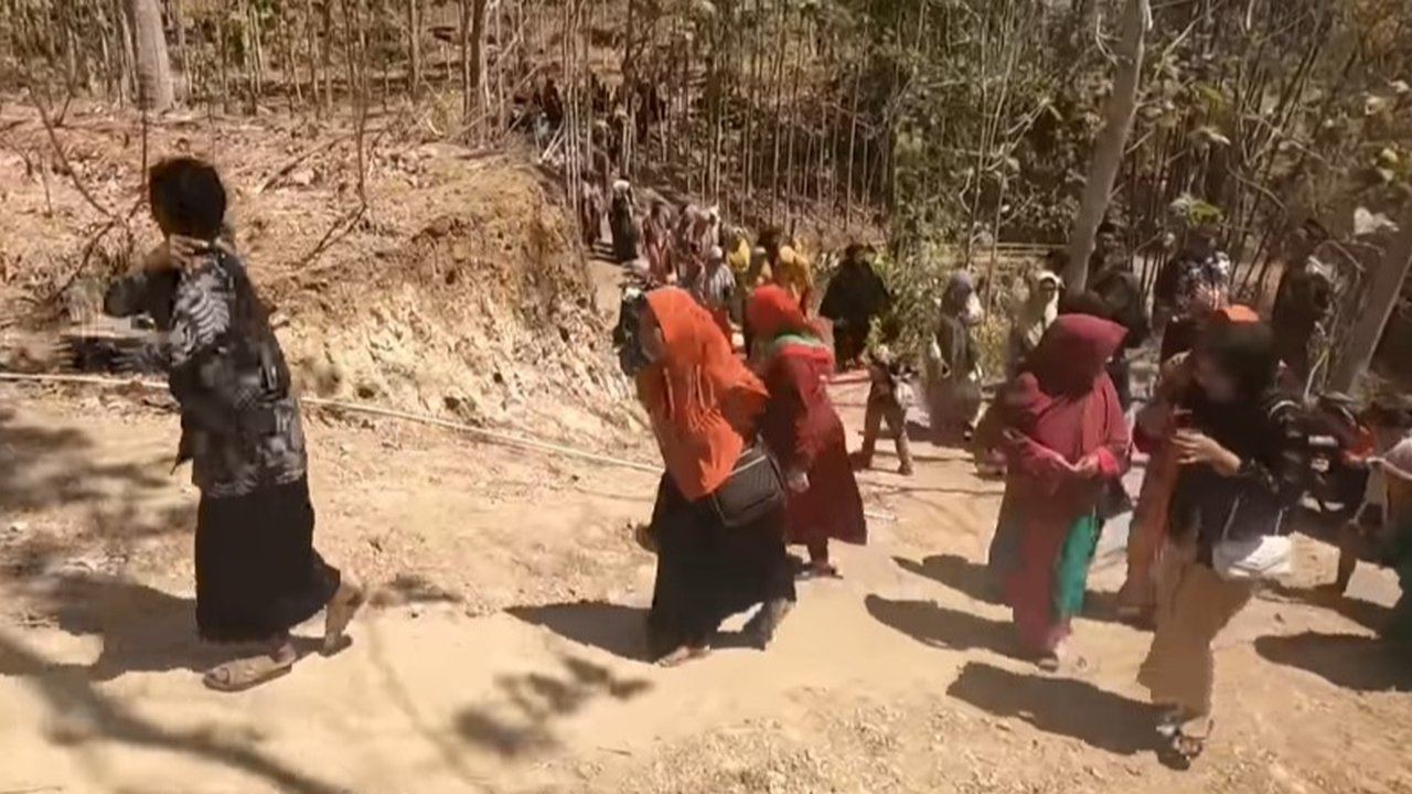 Hajatan mantu di desa terpencil Wonogiri