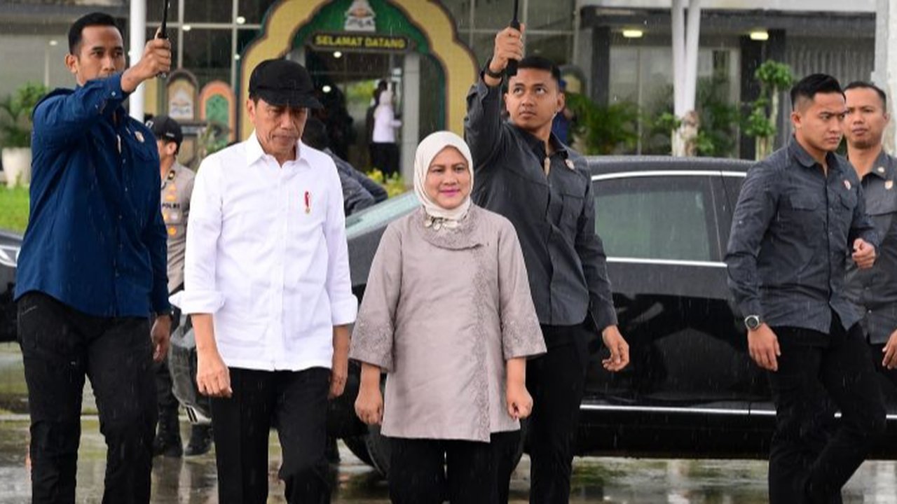 Presiden Joko Widodo atau Jokowi di IKN. (Biro Pers Kepresidenan).