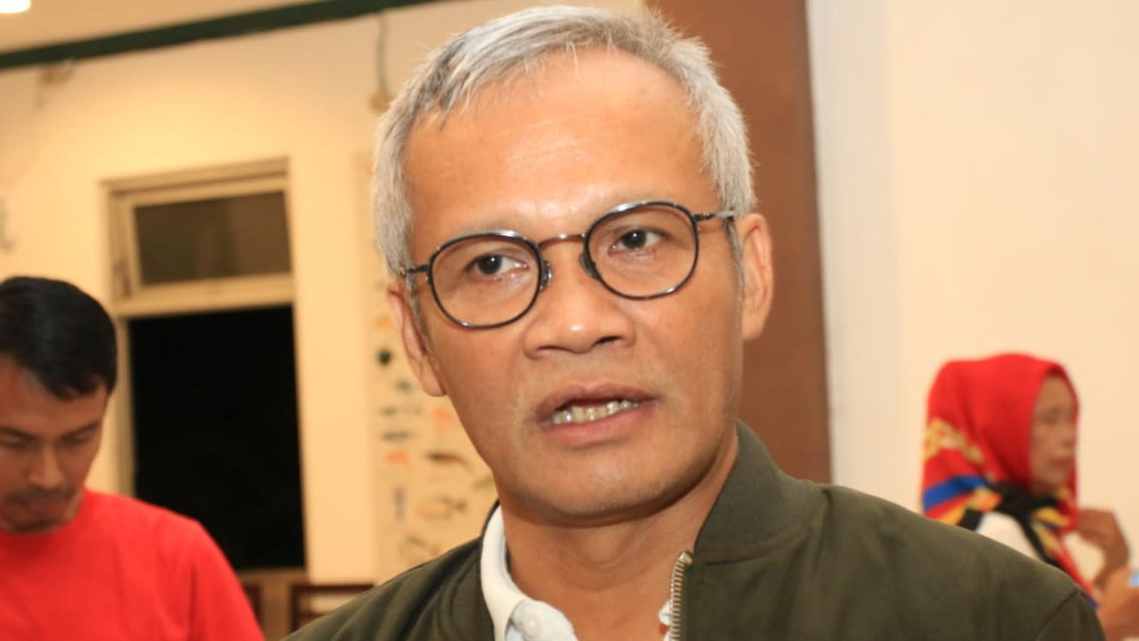 Direktur Program Tim Kampanye Nasional Jokowi-Ma'ruf Amin, Aria Bima.(Liputan6.com/Fajar Abrori)