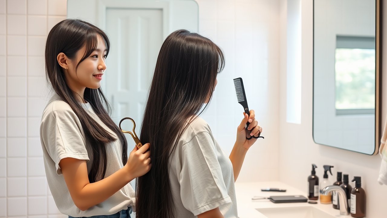 Cara Memotong Rambut Sendiri