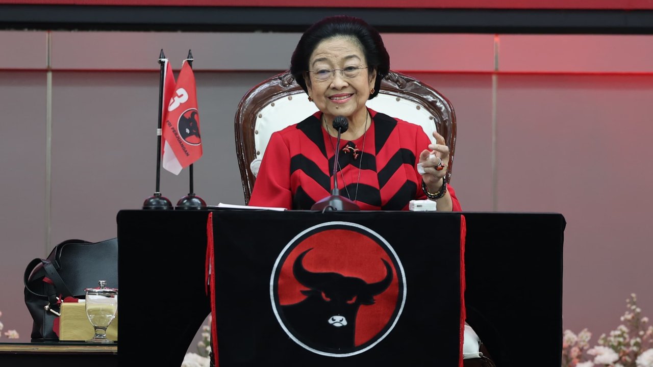Megawati di HUT ke-52 PDIP