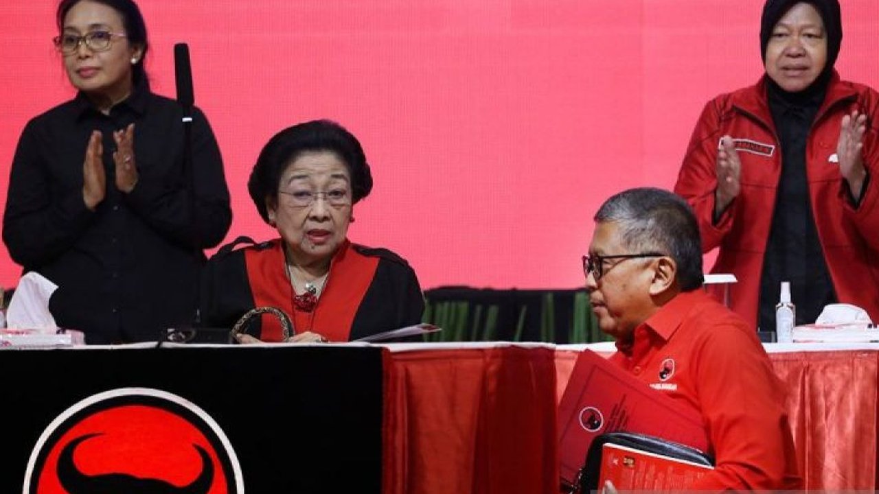 Megawati di HUT ke-52 PDIP