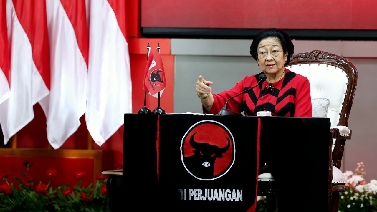 Megawati di HUT ke-52 PDIP