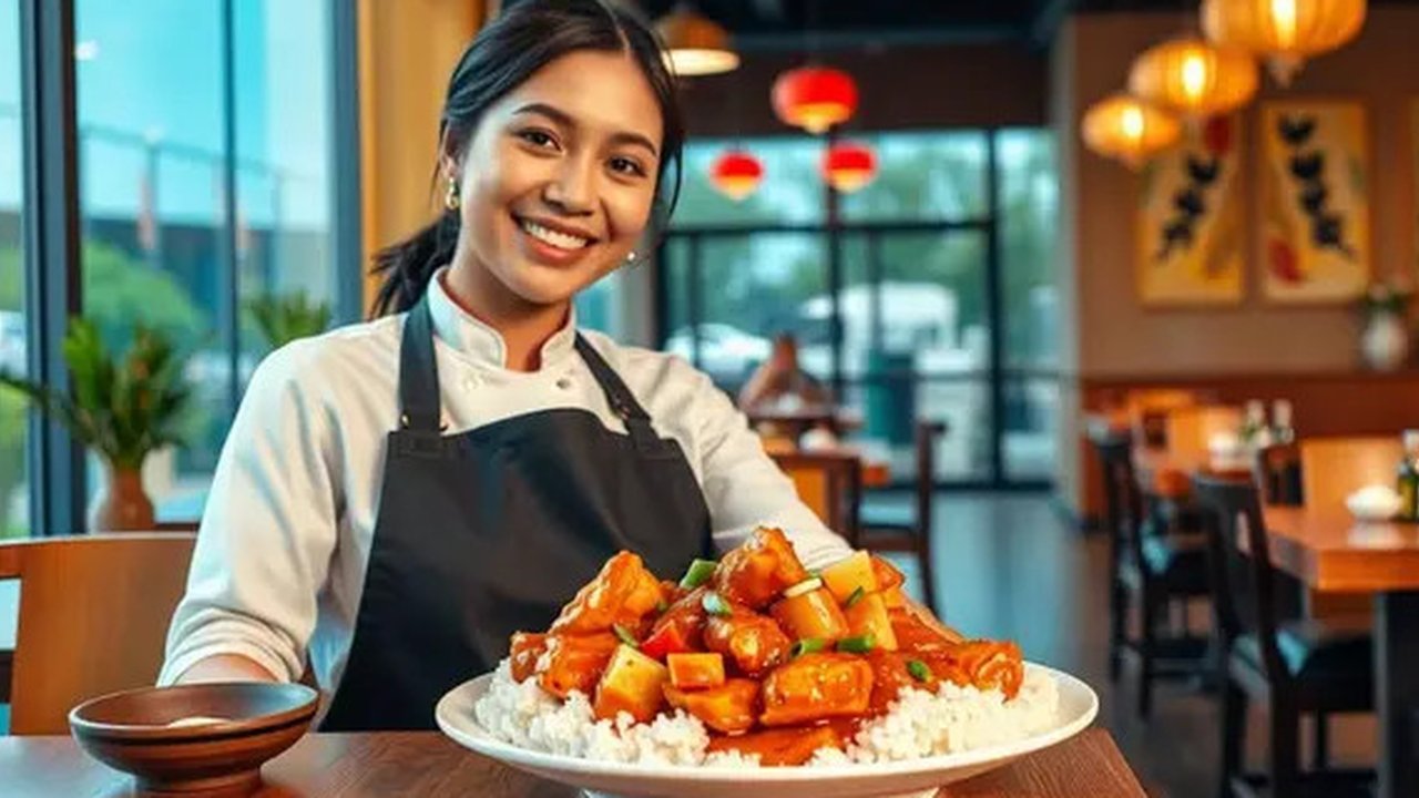resep asam manis ayam Ilustrasi dibuat AI
