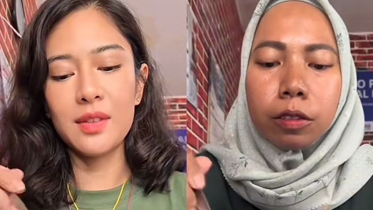 Viral Seorang Wanita Tirukan Gaya Dian Sastro Saat Makan Soto, Dipuji Menghibur Banget (credit: TikTok.com/ @ocharosyi).