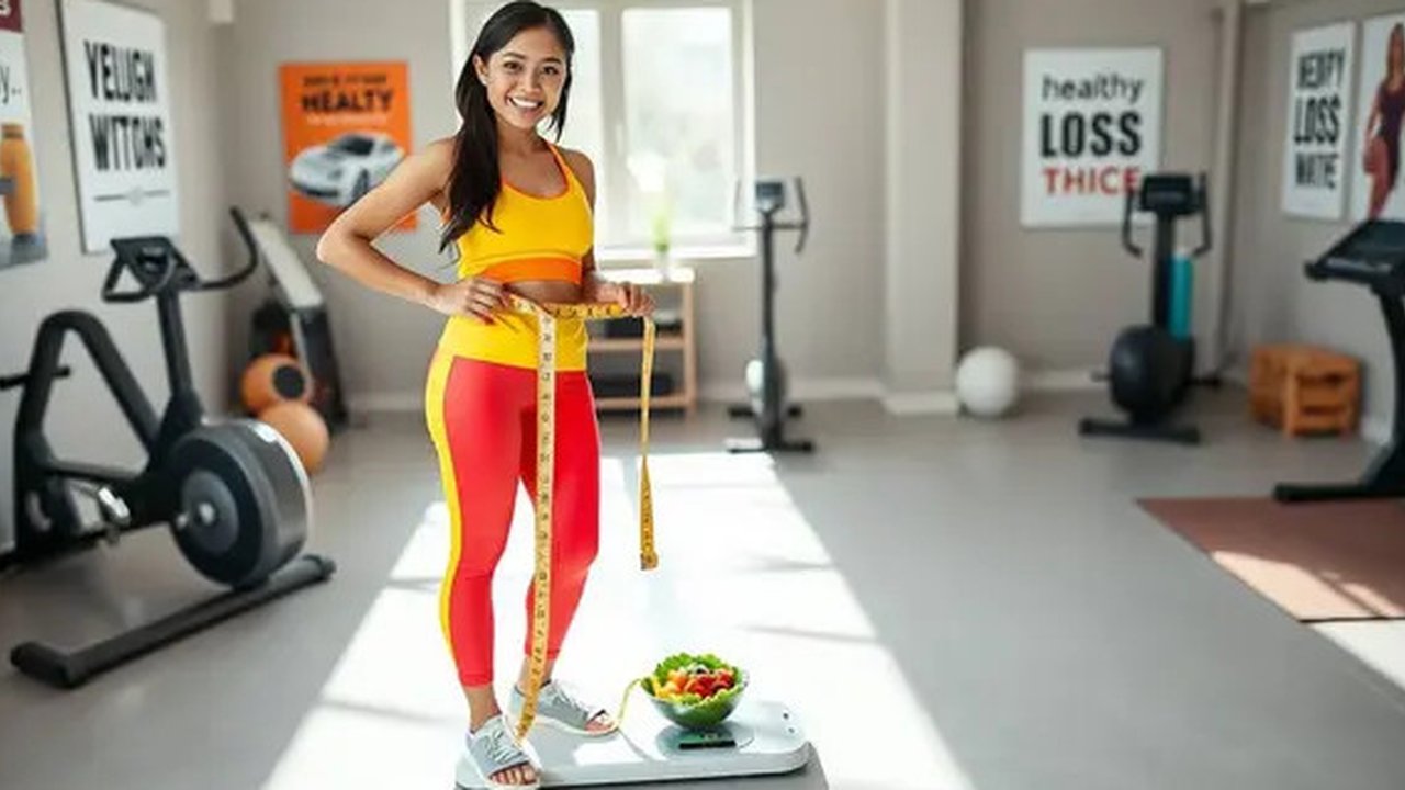 tips kurus dengan cepat Ilustrasi dibuat AI