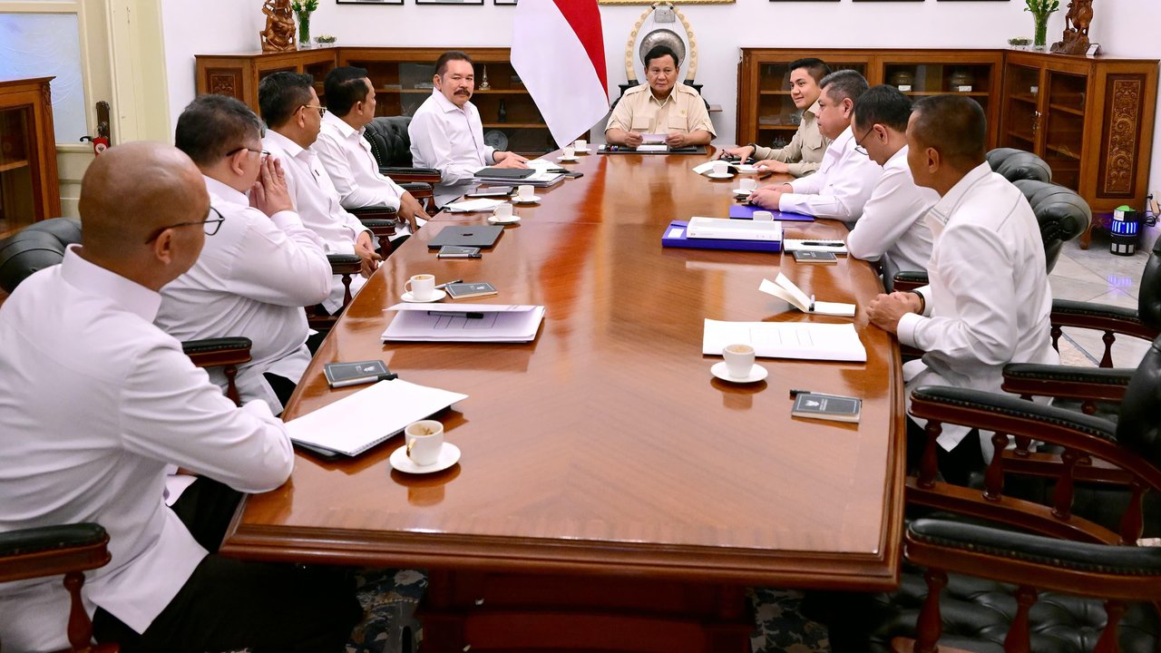 Pertemuan Prabowo dan Jaksa Agung Muda