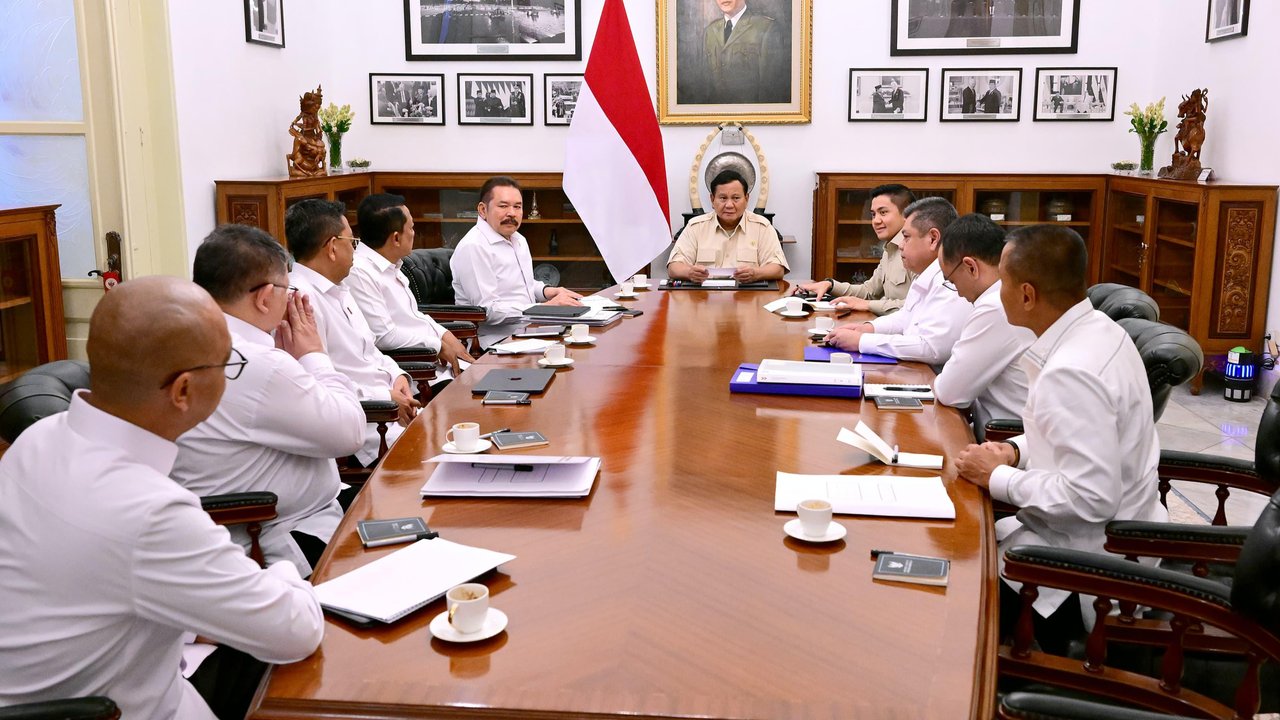 Pertemuan Prabowo dan Jaksa Agung Muda