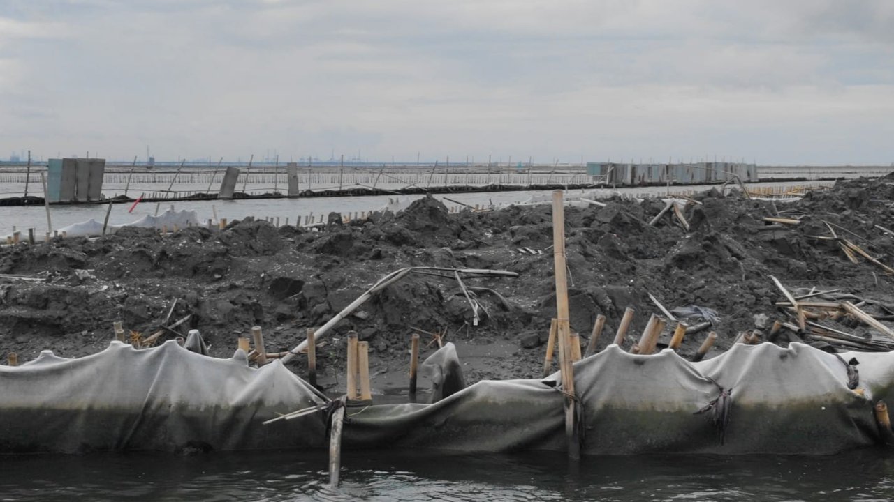 Pagar Laut di Bekasi