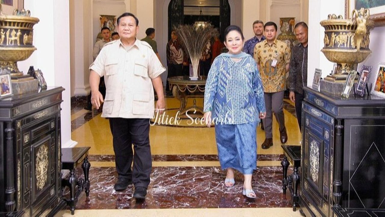 Prabowo dan Titiek Soeharto