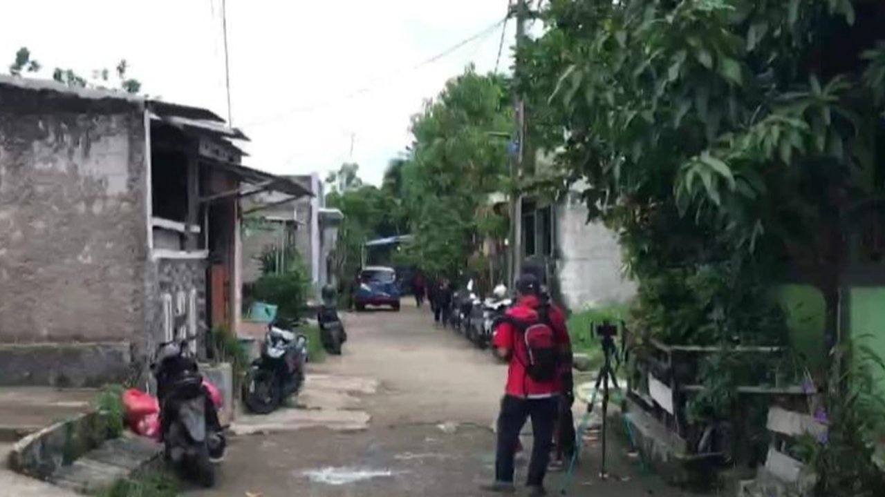 Wajah Nanang Gimbal Pembunuh Aktor Sandy Permana saat Ditangkap Polisi