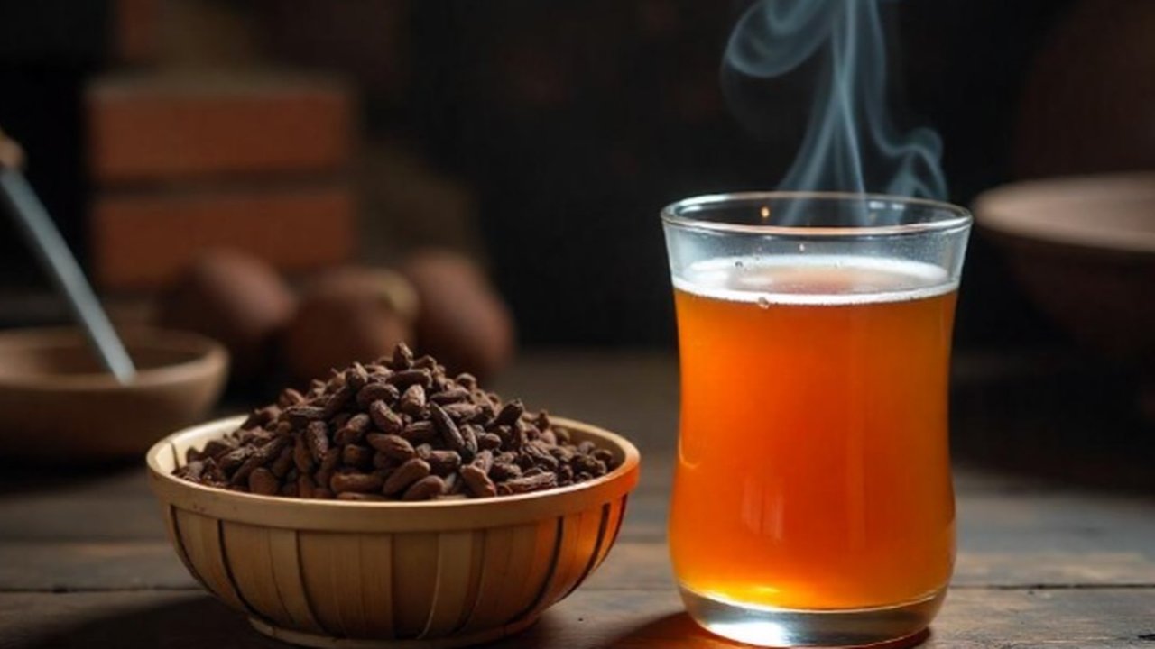 Ilustrasi minuman rebusan cengkeh