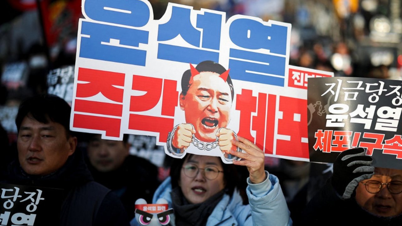South Korean President Yoon Suk Yeol faces an arrest warrant on charges of insurrection.