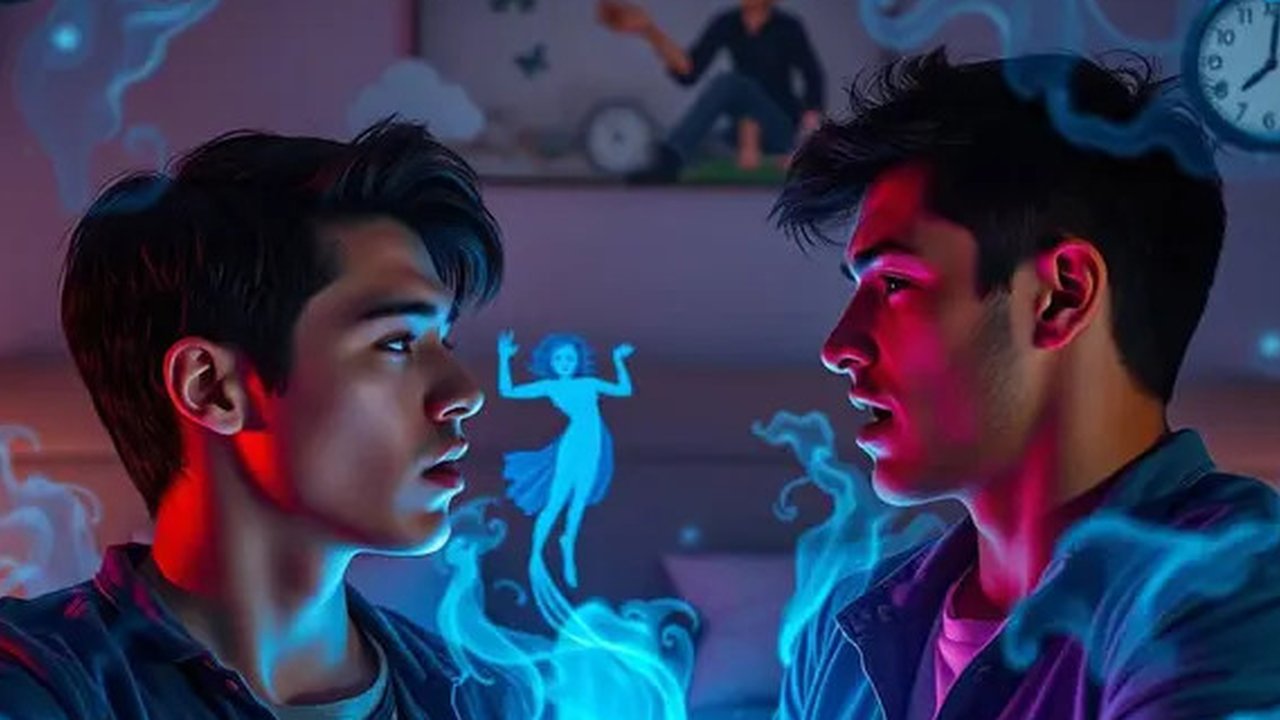 persahabatan palsu (ilustrasi oleh AI)