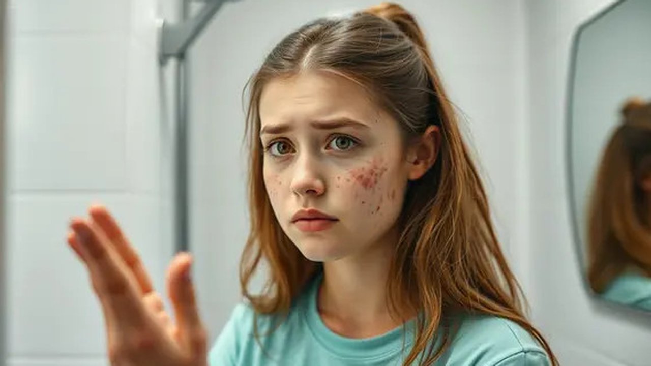 cara mengatasi jerawat Ilustrasi dibuat AI