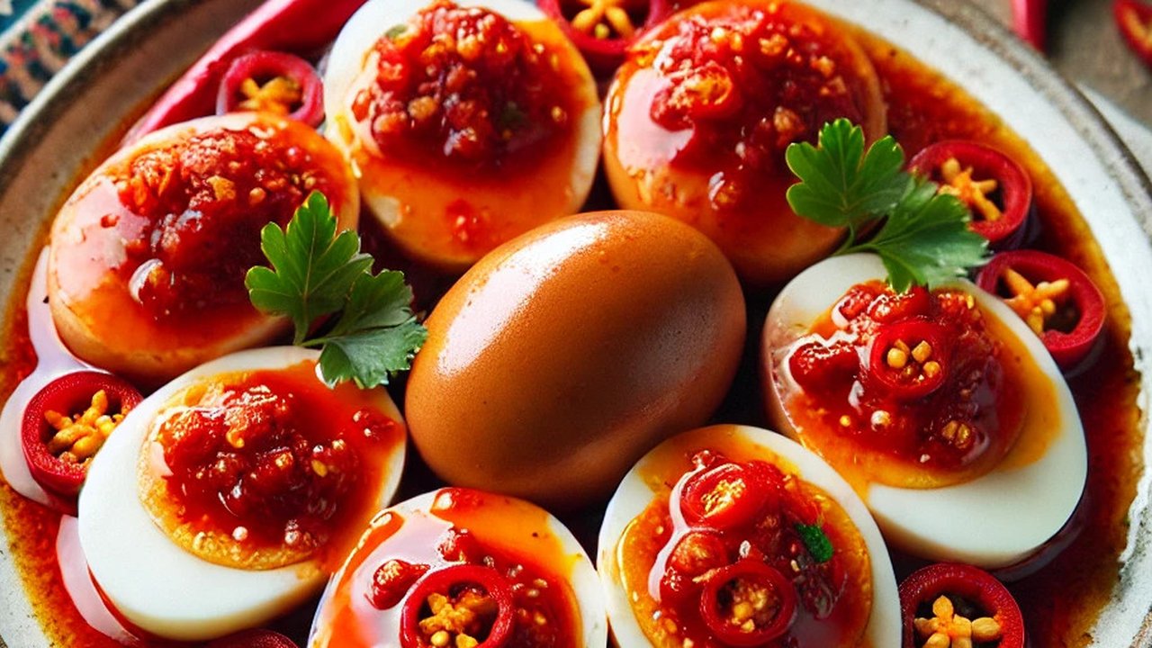 9. Telur Balado Simpel | copyright chatGPT/AI