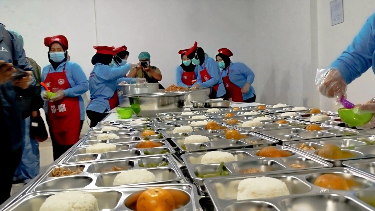 Dapur Makan Bergizi Gratis di Depok
