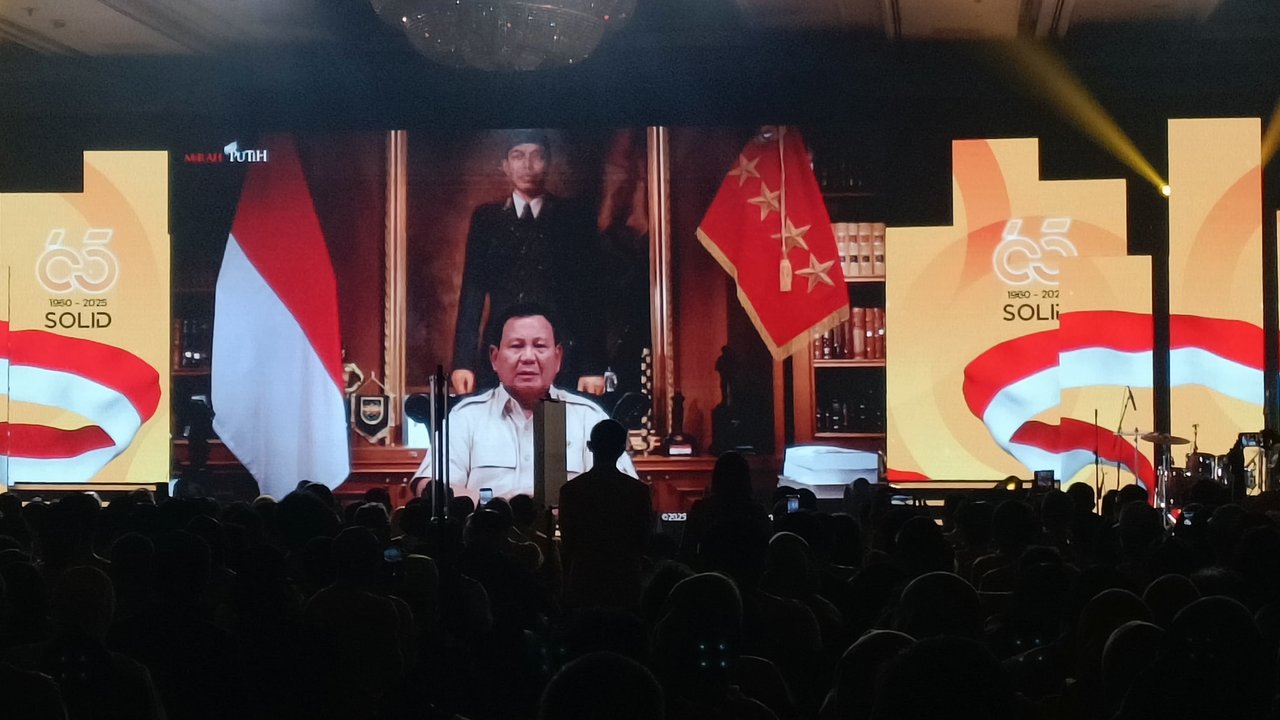 prabowo di acara MKGR