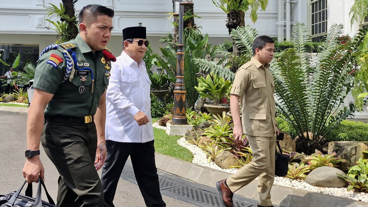 Presiden Prabowo Subianto dalam acara 'Musyawarah Nasional Konsolidasi Persatuan Kadin Indonesia'. (Ist)