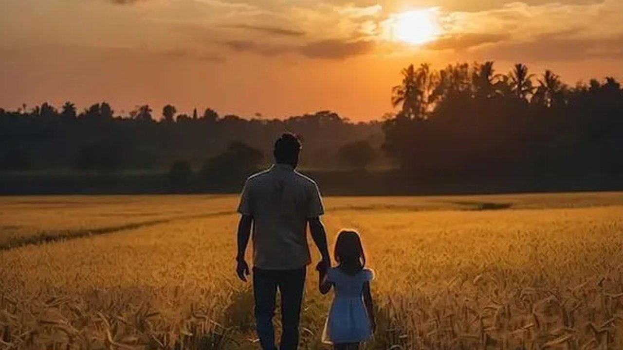 Ayah dan Anak. (foto: Pinterest/Freepik).