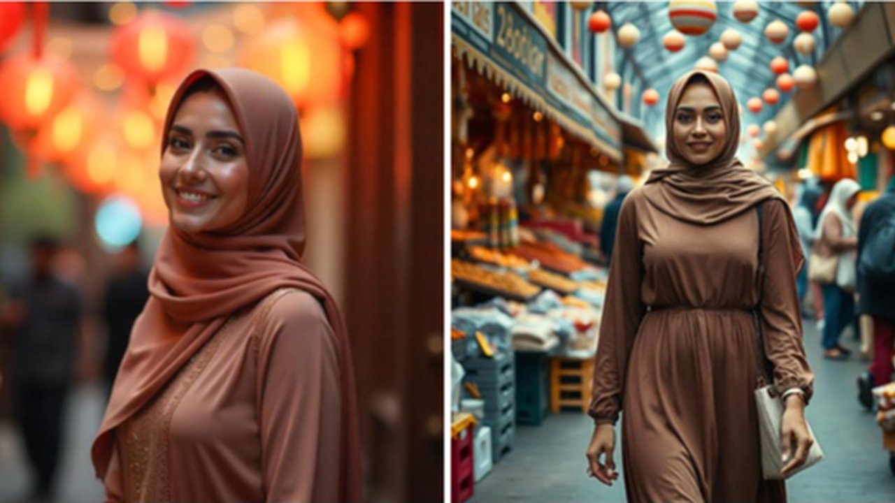 Baju Lebaran warna Mocha Mousse