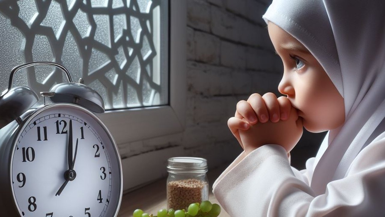 Ilustrasi Anak Berpuasa