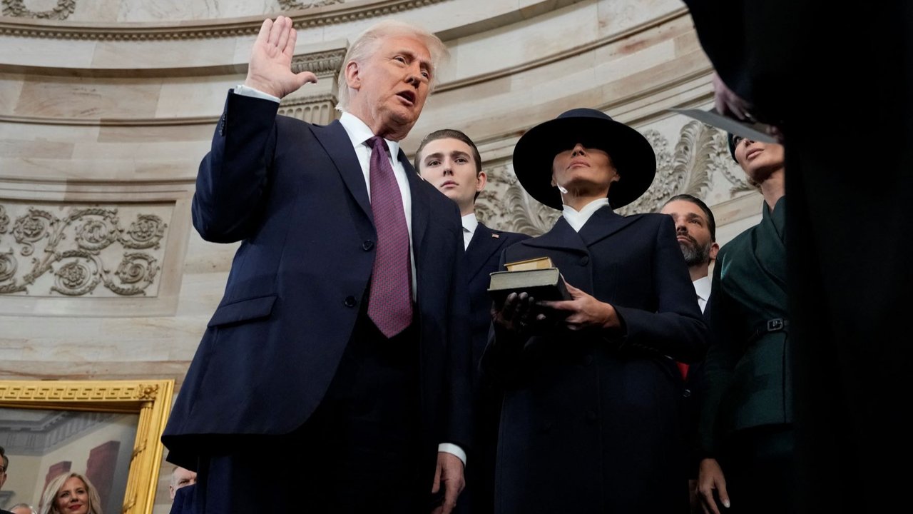 Donald Trump dilantik jadi Presiden Amerika Serikat.