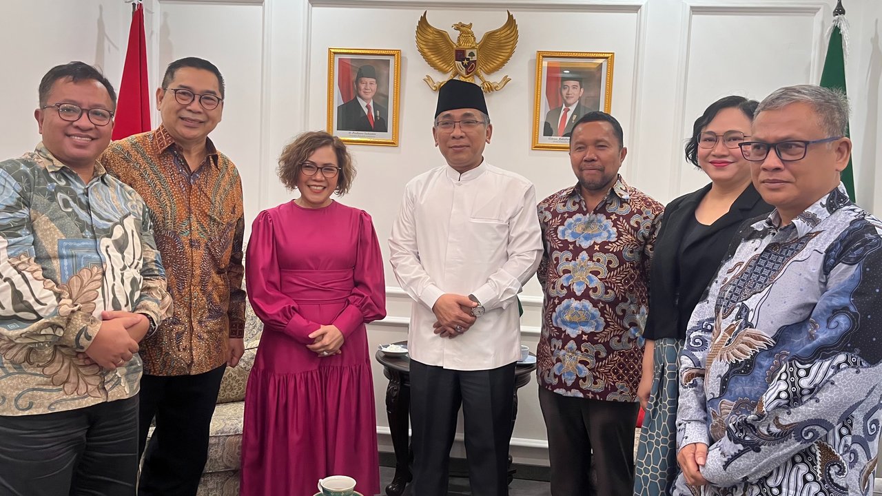 Pimpinan SCM dan Emtek kunjungi PBNU