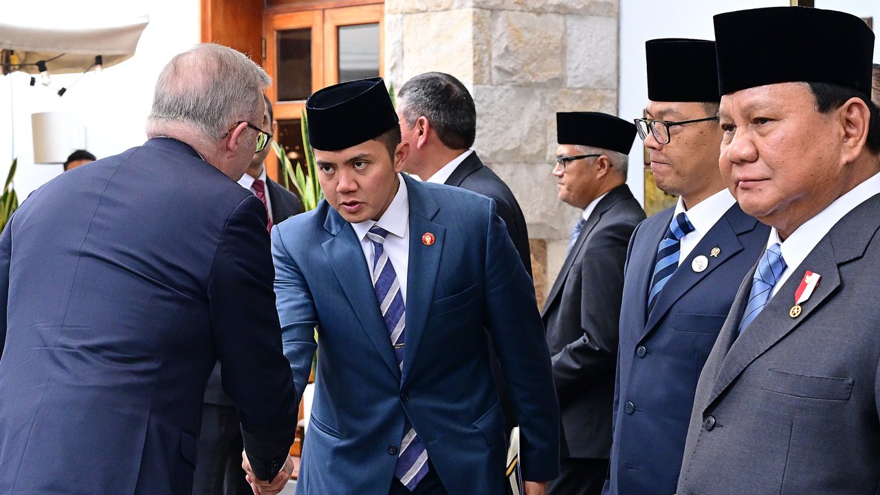 Mayor Teddy Temani Prabowo di Gedung Putih