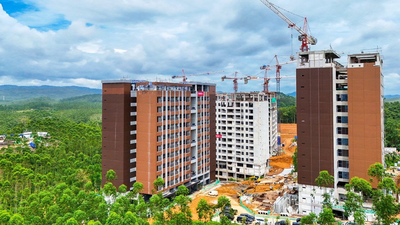Rumah Susun (Rusun) sebanyak 47 Tower yang diperuntukkan bagi untuk Aparatur Sipil Negara (ASN) atau PNS di IKN Nusantara (dok: PU)