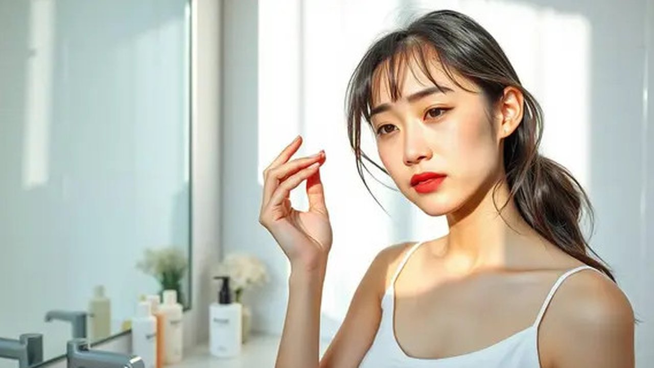 ciri wajah sensitif Ilustrasi dibuat AI