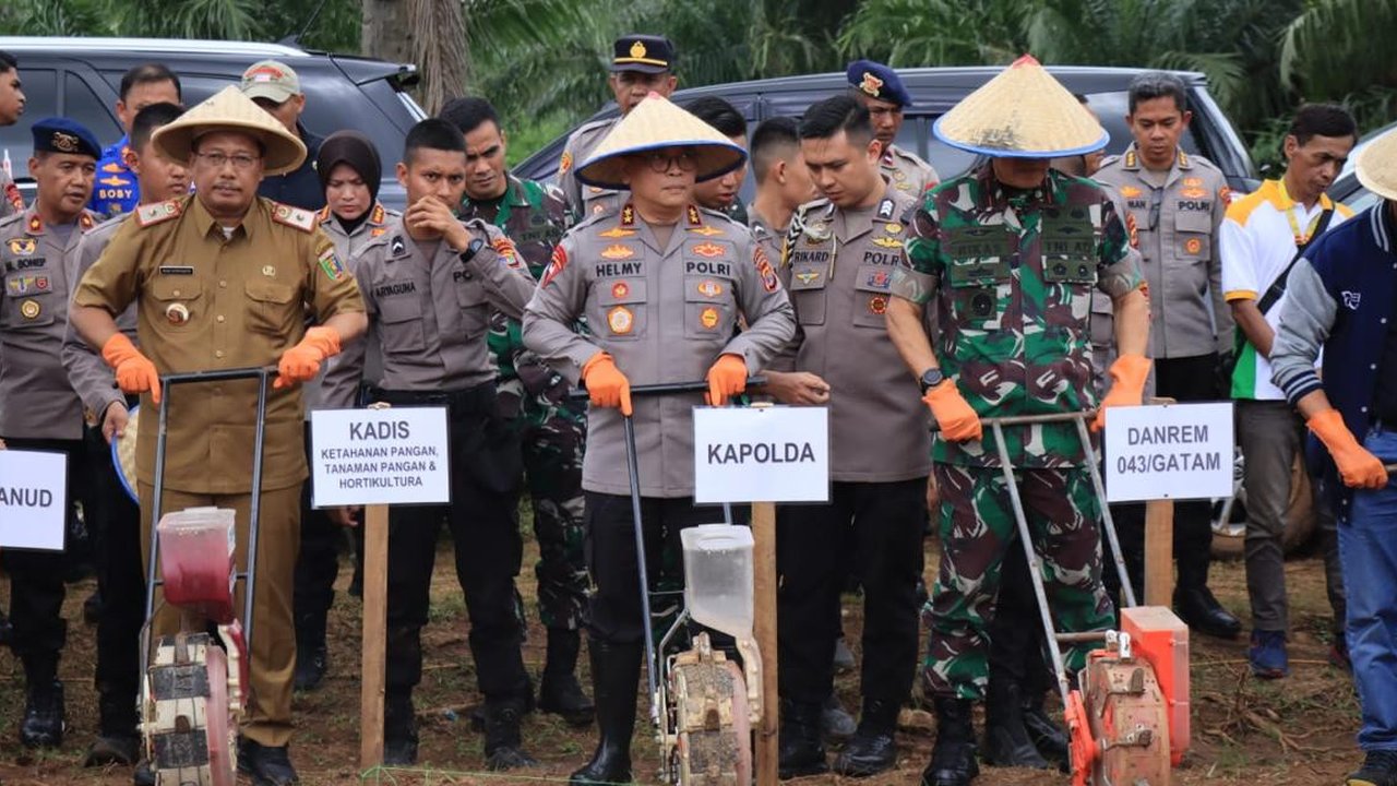 Polda Lampung Siapkan Ribuan Hektar Lahan Jagung