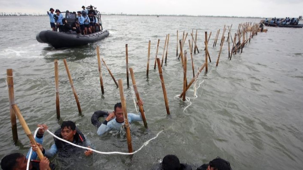 Kementerian Lingkungan Hidup (KLH) menyatakan pagar laut di Tangerang ilegal karena tak memiliki izin lingkungan, mengancam kualitas air dan aktivitas nelayan; investigasi dan penegakan hukum tengah dilakukan.