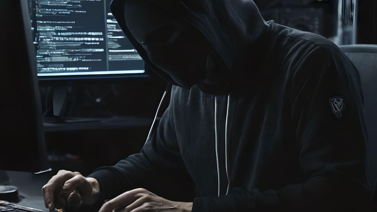 Ilustrasi hacker (Ilustrasi dari AI/ Fotor)