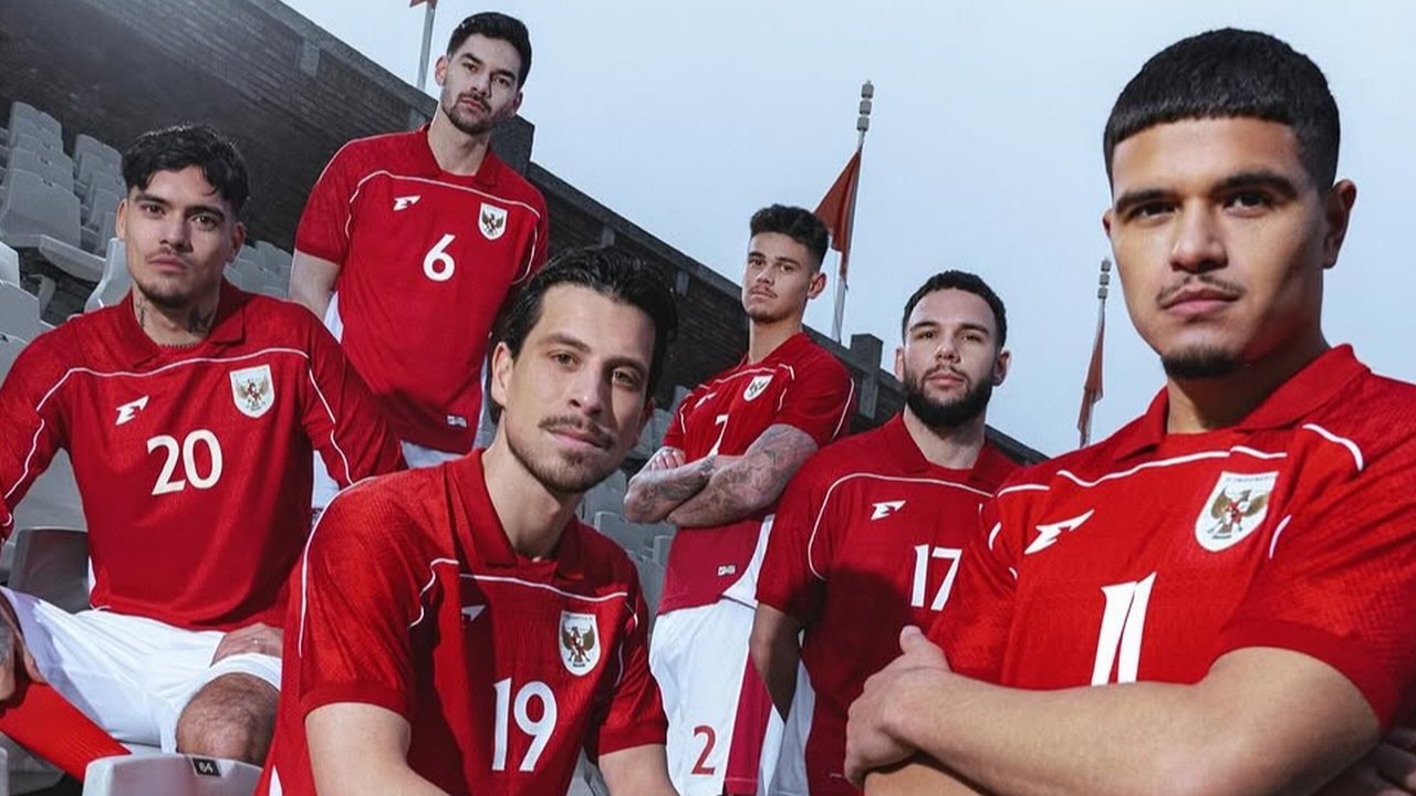 Erspo luncurkan jersey baru Timnas Indonesia.
