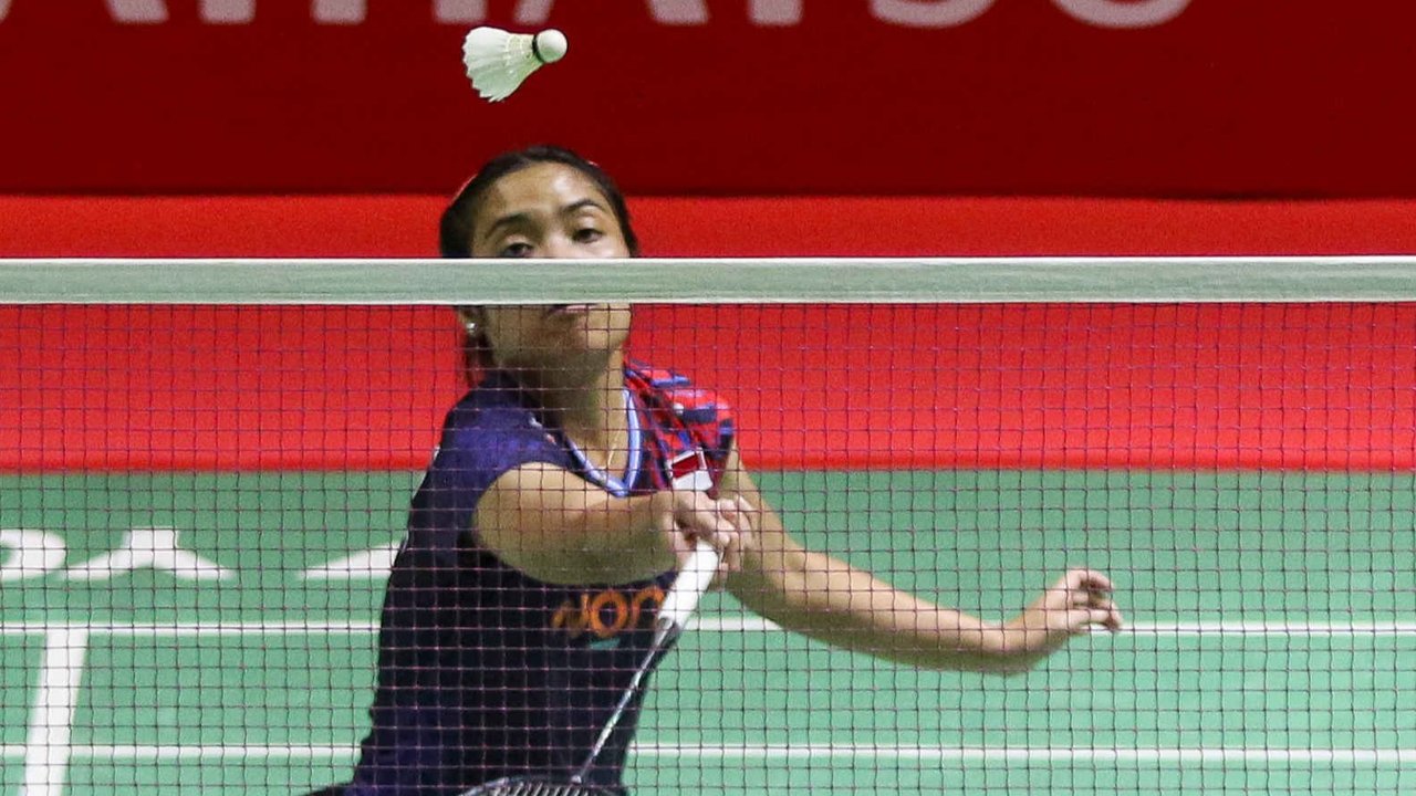Gregoria Mariska Tunjung di Indonesia Masters 2025.