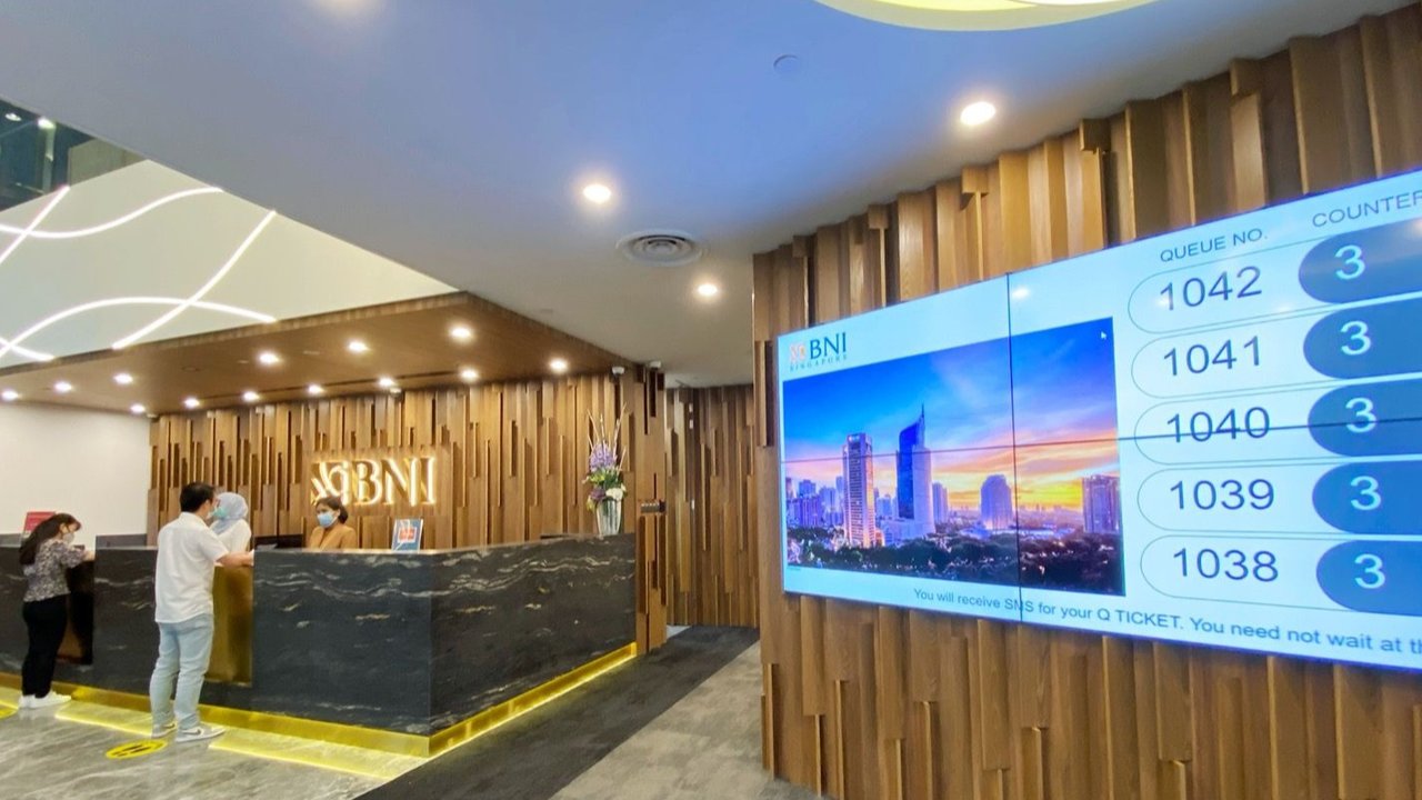 BNI Kantor Cabang Luar Negeri (KCLN) Singapura menjadi salah satu dari 20 bank internasional yang berstatus Full Bank License. (Dok BNI)