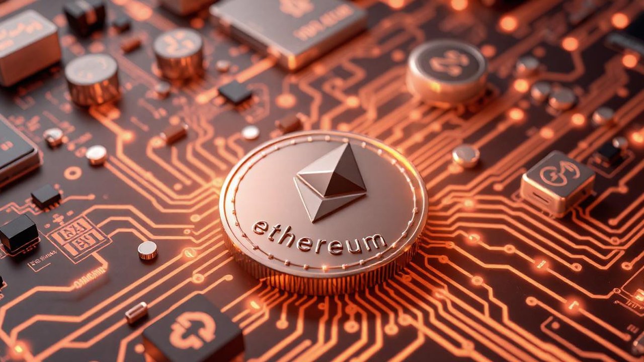 <p>Aset digital kripto Ethereum (ETH). (Foto by AI)</p>