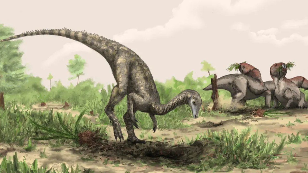 dinosaurus di hutan amazon