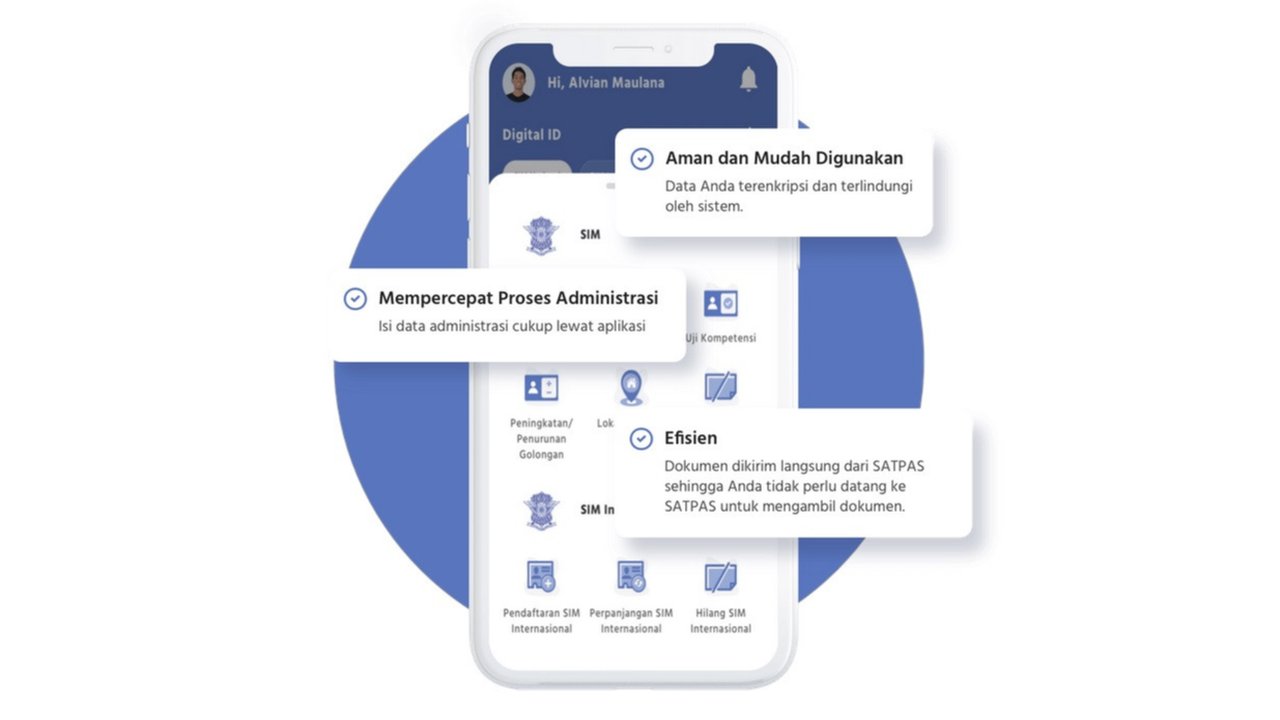 Aplikasi Digital Korlantas Polri (Sumber: digitalkorlantas.id)