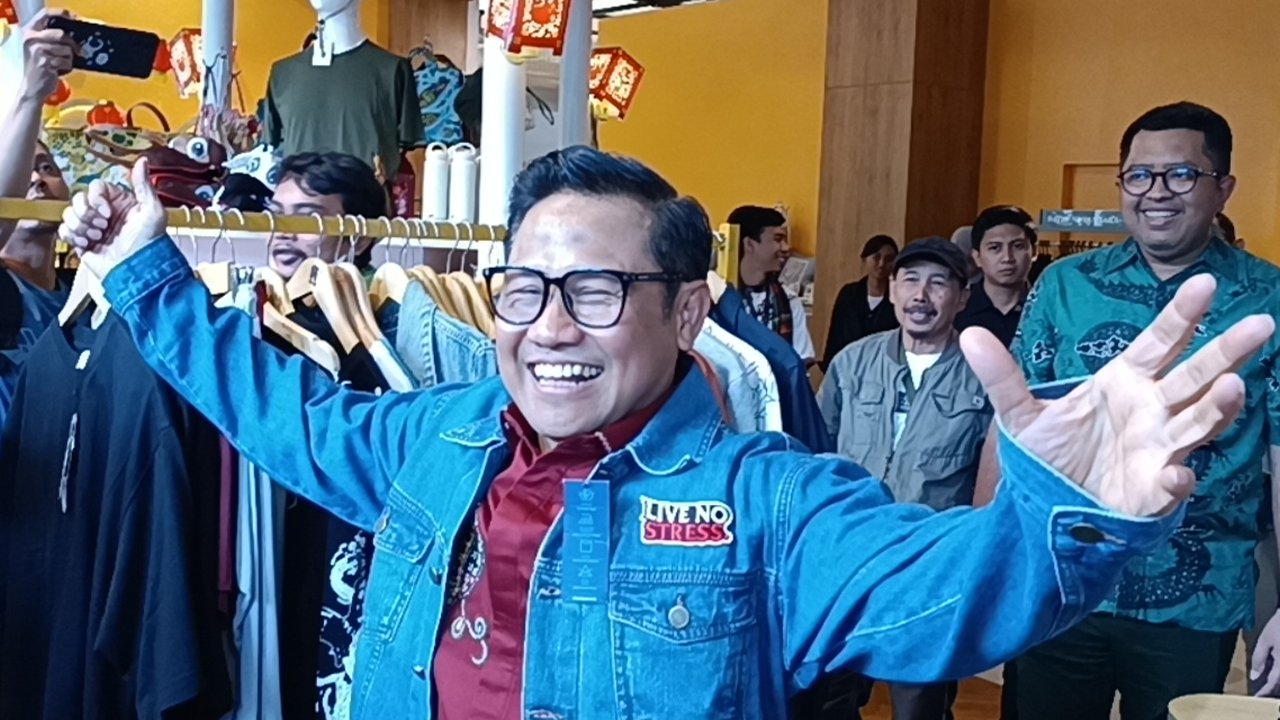 cak imin di pameran umkm