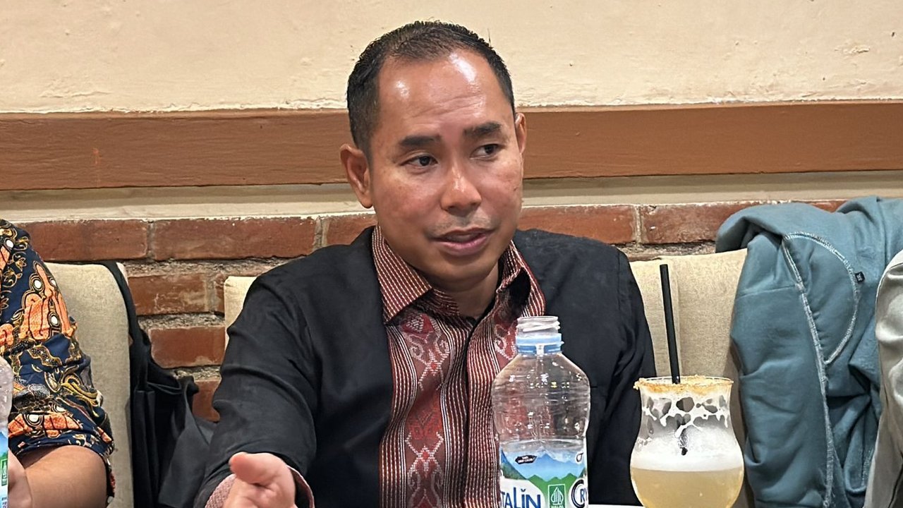 Direktur Pelindungan WNI dan BHI Kementerian Luar Negeri RI Judha Nugraha dalam pertemuan dengan media, Rabu (3/4/2024). (Liputan6/Benedikta Miranti)
