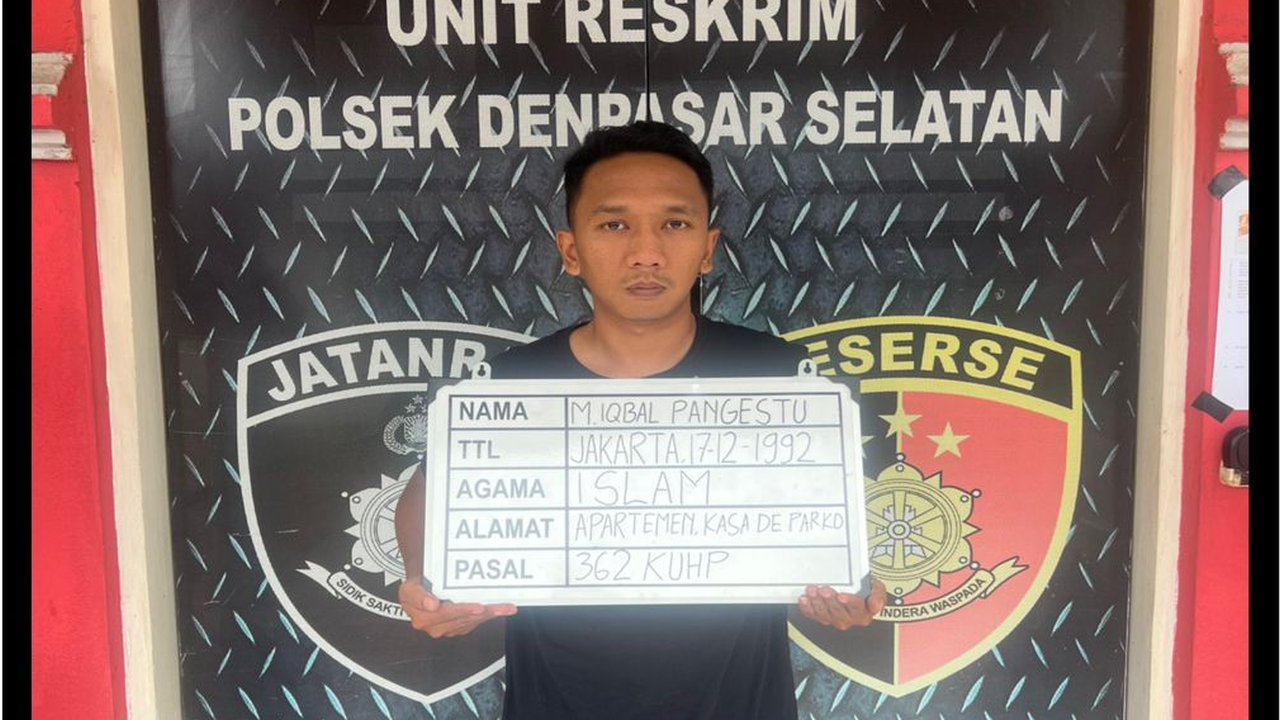 Pelaku pencurian di Bali
