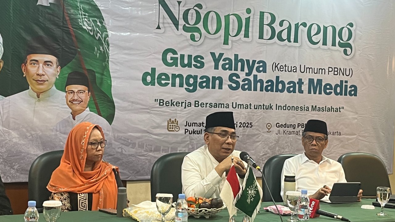 Ketua Umum PBNU Yahya Cholil Staquf